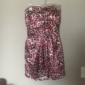 Charlotte Russe Leopard Mini Dress Juniors 8